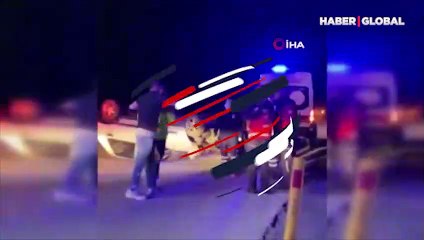 Kendisini kurtaran ekiplere saldırdı