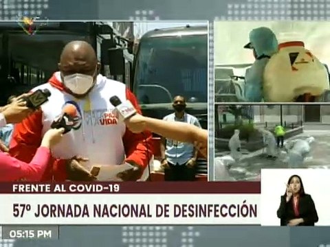 Movimiento por la Paz y por la Vida lidera jornada de desinfección en la parroquia Petare