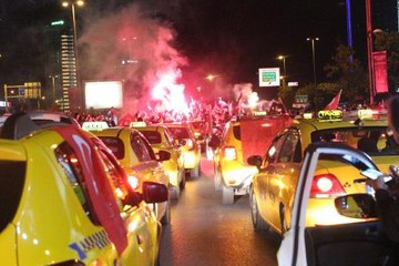 KADEM ÜYELERİ VE TAKSİCİLERDEN, İSRAİL PROTESTOSU