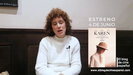 Entrevista a María Pérez Sanz, directora de la película "Karen", realizada en el Festival Lo que viene de Tudela.