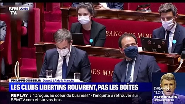 Le plus de 22h Max: Les clubs libertins rouvrent, pas les boites - 12/05