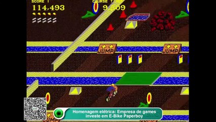 Homenagem elétrica- Empresa de games investe em E-Bike Paperboy
