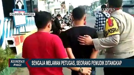 Berusaha Melawan dan Berkata Kasar, Seorang Pemudik Diamankan Petugas