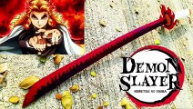 How to make flame hashira's nichirin sword from demon slayer | Rengoku's nichirin blade tutorial
