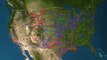 A major supplier of fuel to the East Coast has been down following a cyberattack. This animated map shows all the major oil and gas pipelines in the US.