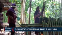 Gotong-Royong Memasak Nasi Lemang jadi Tradisi jelang Lebaran Warga Kalimas Hulu