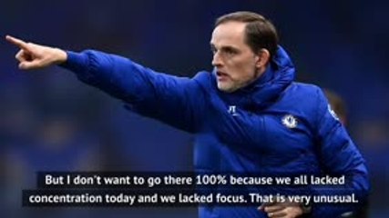 Chelsea lacked focus against Arsenal - Tuchel