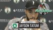 Jayson Tatum Postgame Interview | Celtics vs Cavaliers