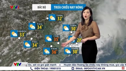 Dự báo thời tiết chiều tối nay 13/5  Bản tin dự báo thời tiết đêm nay