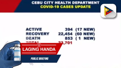 #LagingHanda | COVID-19 active cases sa Cebu City, bumababa na; ilang establisyimento, balik-operasyon na