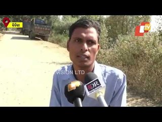 Uneven Road In Binika Turns Death Trap