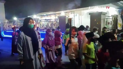 Download Video: Ratusan Warga di Serang, Melakukan Takbir Keliling dengan Pawai Obor