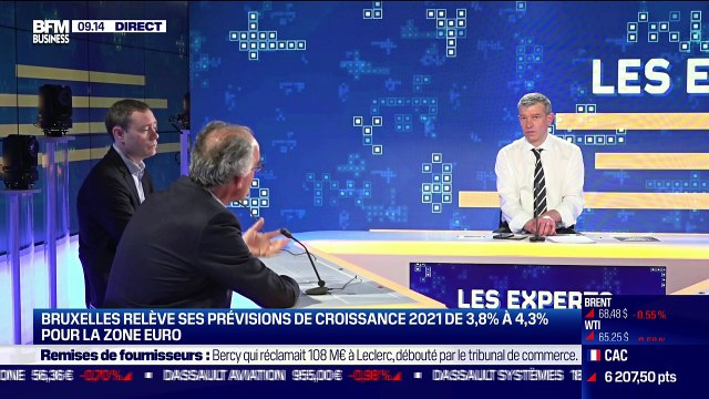 Les Experts: Bruxelles relève ses prévisions de croissance 2021 de 3,8 à 4,3% pour la zone euro - 13/05