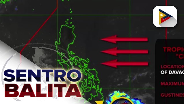 PTV INFO WEATHER: Bagyong Crising, lumakas at naging isa nang tropical storm; sentro ng bagyo, inaasahang unti-unting lalapit sa Eastern Mindanao