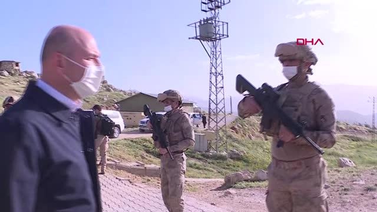 Bakan Soylu, Siirt'te üs bölgesinde askerlerle bayram kahvaltısı yaptı, Afrin'deki Emniyet Genel Müdürü Mehmet Aktaş ile görüntülü görüştü