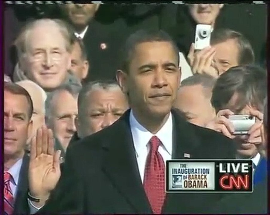 INVESTITURE OBAMA – 18 h, Barack Obama prête se...