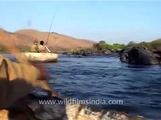 Coracle fishing boat