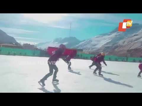 Training Camp For National U-20 Ice Hockey Tournament At Kaza, Lahaul-Spiti