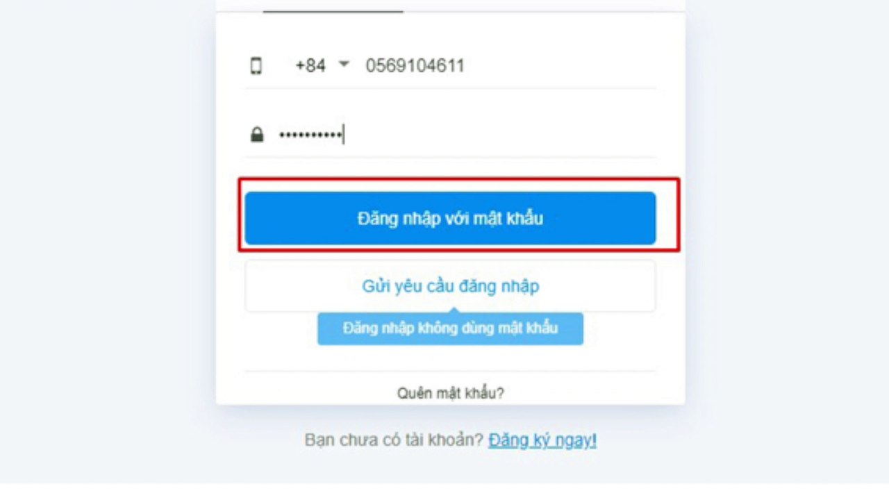 Hướng dẫn cách đăng nhập Zalo web