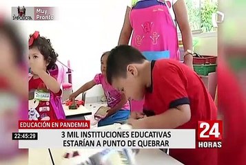 3.000 instituciones educativas estarían a punto de quebrar,  según el Grupo Educación al Futuro