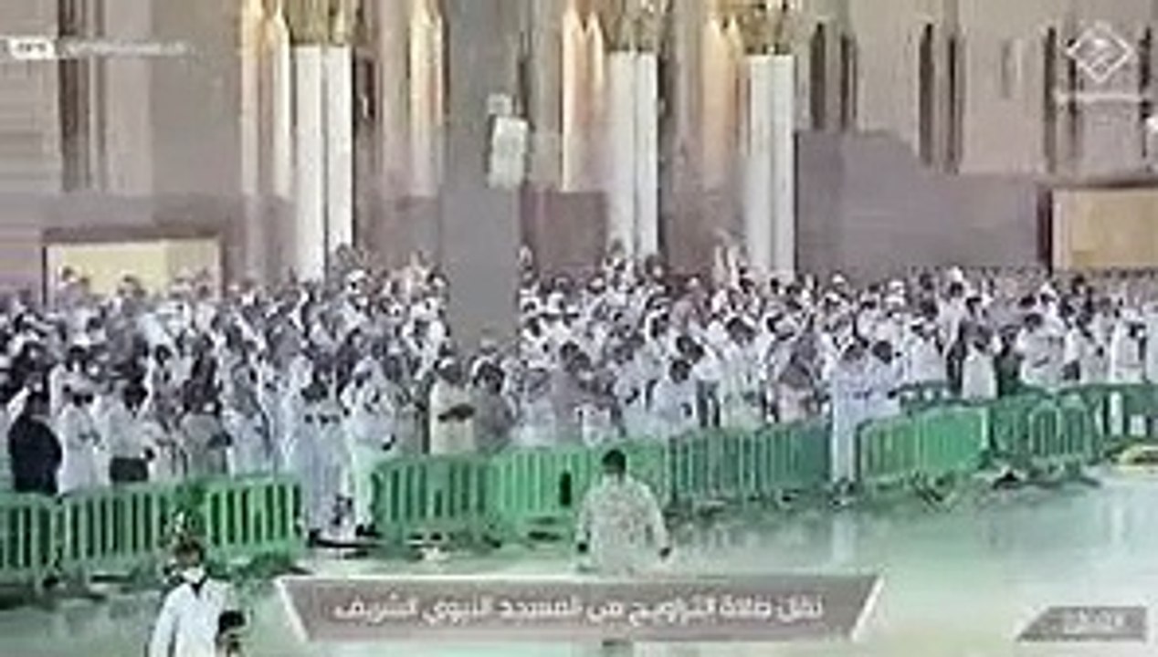 صلاة التراويح , 21 رمضان 1442هـ , المسجد النبوي, صلاح البدير