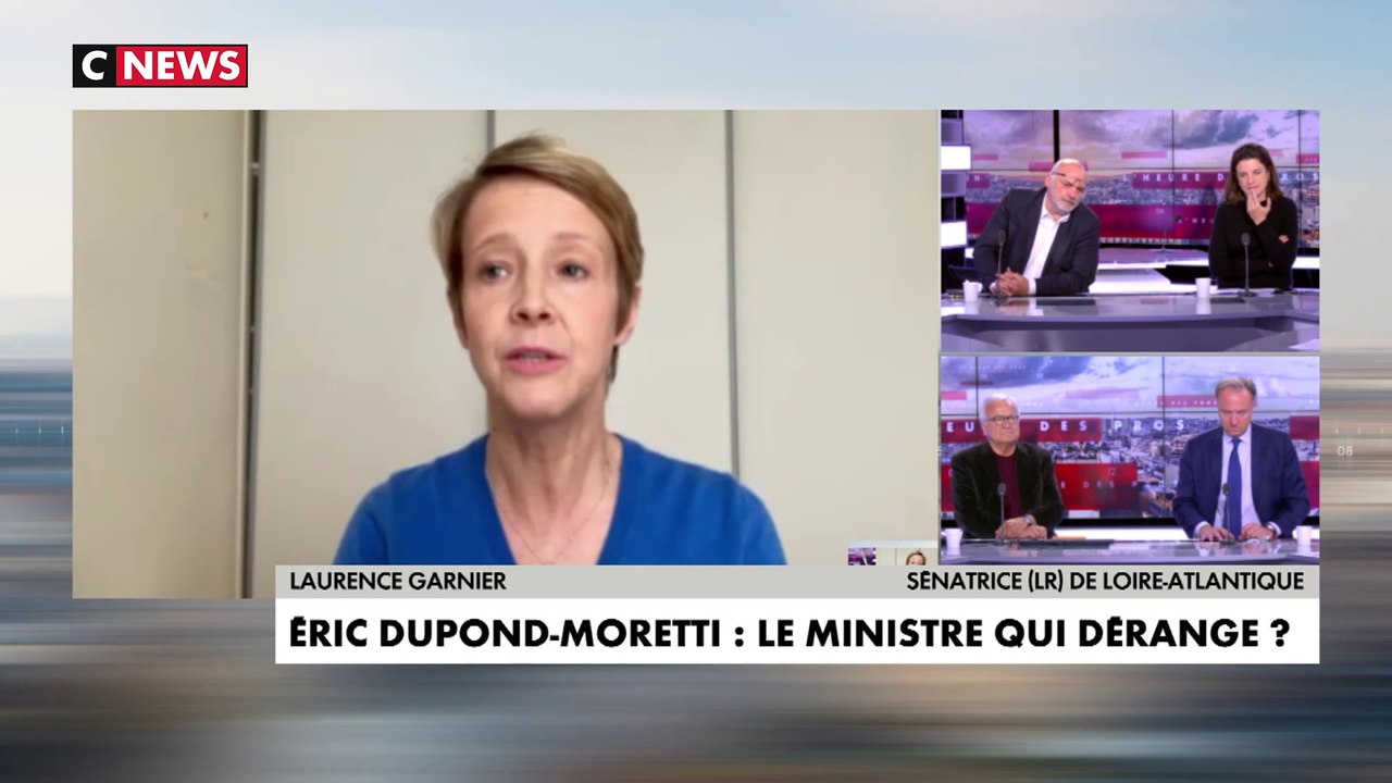Laurence Garnier sur son opposition à Éric Dupond-Moretti au Sénat : «On est face à un ministre qui traite d’exploitation politique le simple constat que nous faisons tous des dysfonctionnements du pays»