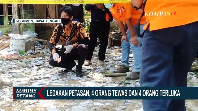 Ledakan Petasan, 4 Orang Tewas dan 4 Orang Terluka