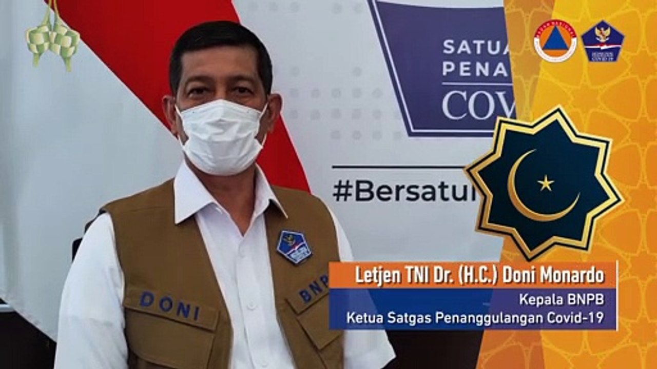 Ucapan Idulfitri dari Kepala BNPB Doni Monardo