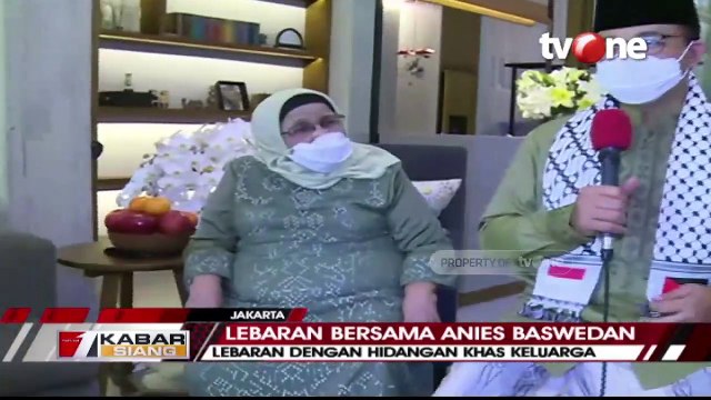 Lebaran Bersama Gubernur Jakarta Anies Baswedan
