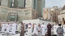 Eid al-Fitr prayers in the holy city of Mecca