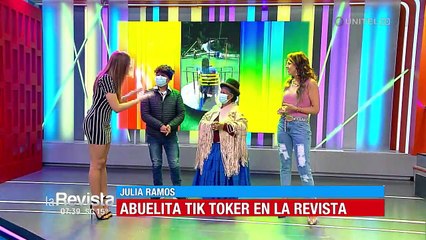 La 'abuelita tik toker' causó sensación en La Revista