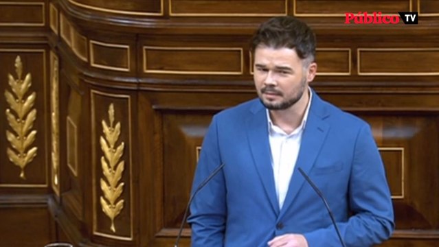 El mensaje de Gabriel Rufián sobre el cambio climático: Algún día, en esta rifa de la extinción, nos tocará a nosotros