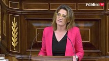 Teresa Ribera muestra en el Congreso los alarmantes datos del cambio climático