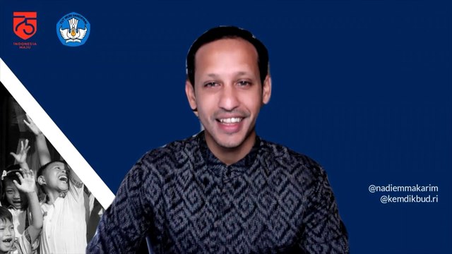 Ucapan Idulfitri dari Mendikbud Ristek Nadiem Makarim