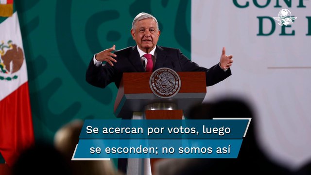AMLO: Quienes ganan elecciones comprando votos y conciencias, después humillan al pueblo