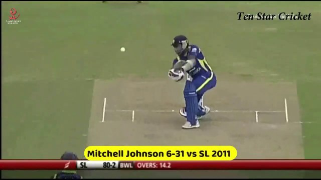 Mitchell Johnson All Odi 5 Wicket Hauls _ Mitchell Johnson best ODI Wickets