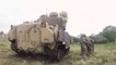 U.S. and German Soldiers led an Assault on Georgian Forces during a Mechanized Assault Simulation
