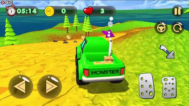 Dirt Track Monster Truck Driving Legends / 4x4 Offroad Car Driver / Android GamePlay #2