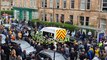 Glasgow deportation raid - People of Glasgow protest deportation raid