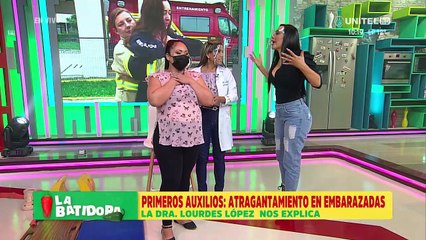 ¿Cómo auxiliar a una embarazada cuando se atraganta?