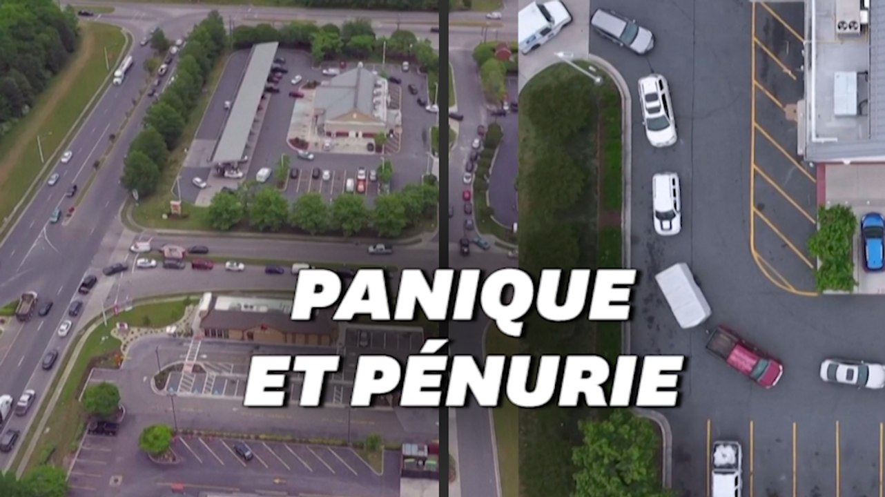 Aux États-Unis, des files immenses devant les stations-services à cause d'une pénurie d'essence