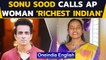 Sonu Sood hails blind AP woman as 'a true hero'| Donates 5 months' pension Rs.15000| Oneindia News