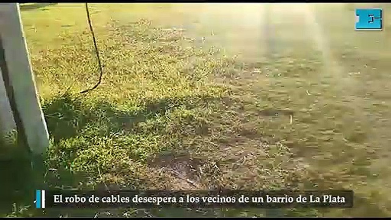 El robo de cables desespera a los vecinos de un barrio de La Plata