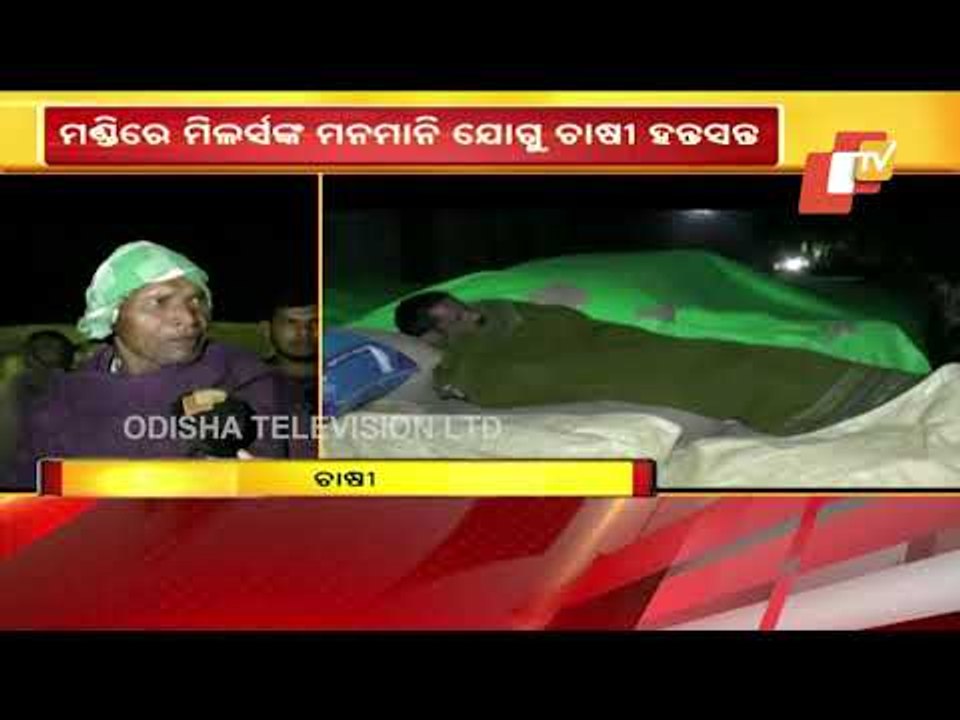 Paddy Lifting Suspended In Kalahandi Nandagaon Mandi-Farmers Suffer
