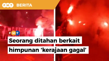 Himpunan ‘kerajaan gagal’ di Batu Pahat; seorang ditahan