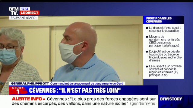 Cévennes: le fugitif est un très faible utilisateur de la téléphonie , selon la gendarmerief