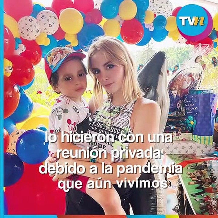 Julián Figueroa  y su pareja Ime Garza Tuñón celebraron el cumpleaños de su retoño