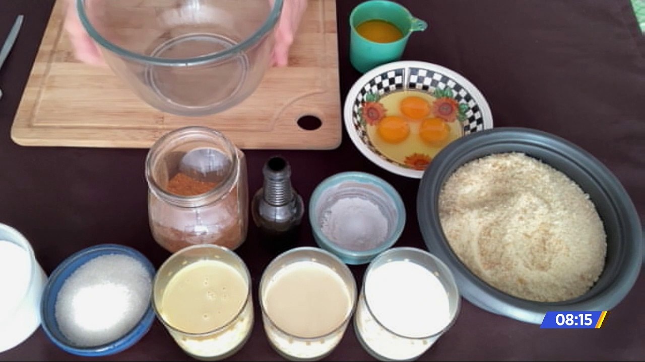 Preparamos budín de tres leches