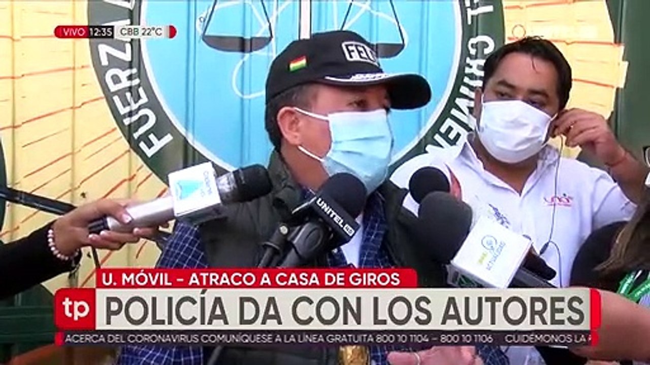 Detienen a cuatro sospechoso del atraco a empresa de remesas