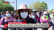 Ferrocarril Arica – La Paz: Transporte pesado en Cochabamba mantiene los bloqueos y rechaza acuerdo del Gobierno